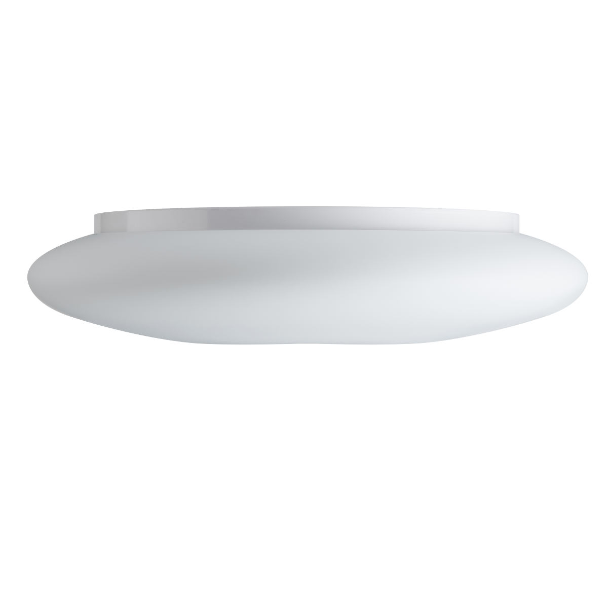 Bild 5: Größe L Ring-Deckenleuchte DONA aus mattem Opalglas, Ø 35/49 cm: Größe L
