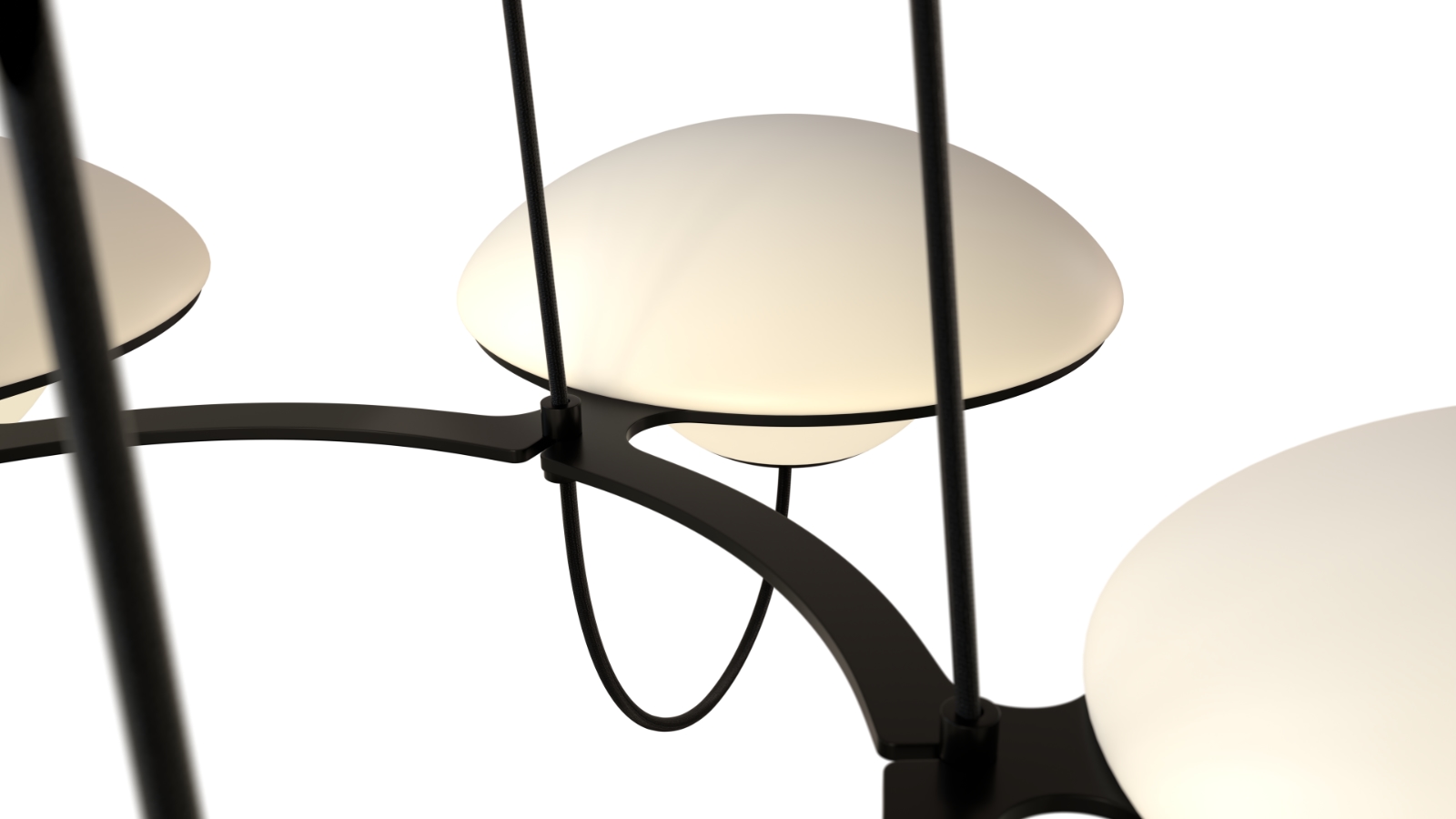 Retro-Futuristischer UFO-Design-Kronleuchter IN THE AIR 6, Bild 3 Retro-Futuristischer UFO-Design-Kronleuchter IN THE AIR 6, Bild 3