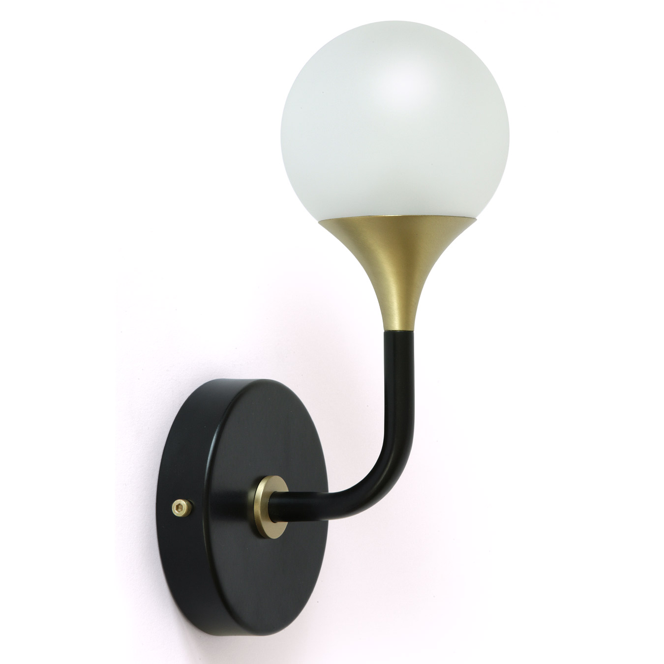 Minimalist ball wall light ONE