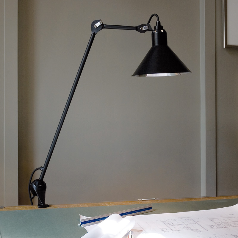 Bild 4: Die ideale Lampe für Zeichentische und Reißbretter Architektenleuchte N° 201 Klemmleuchte mit Trichterschirm: Die ideale Lampe für Zeichentische und Reißbretter