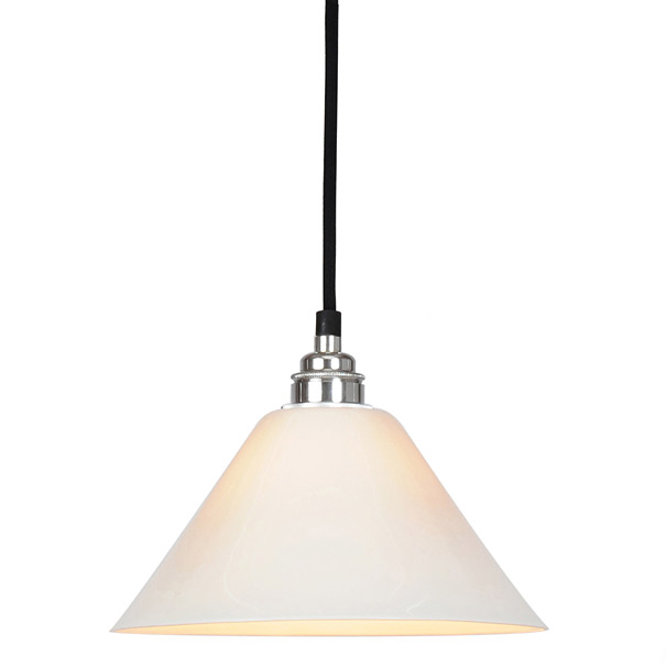 Porcelain cone pendant lamp TASK Porcelain cone pendant lamp TASK