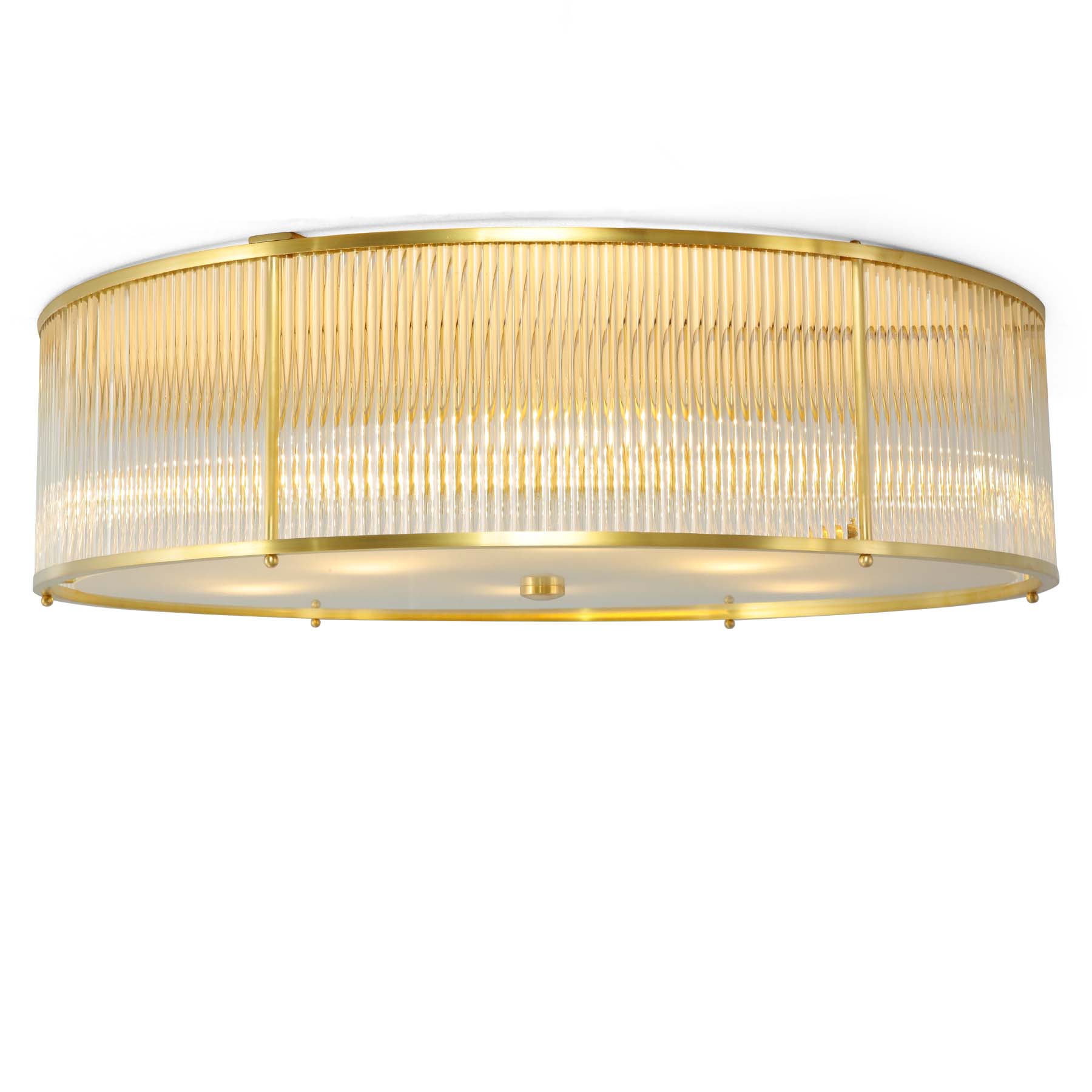 Large Brass Ceiling Light MIAMI, Ø 70 cm, Fig. 4