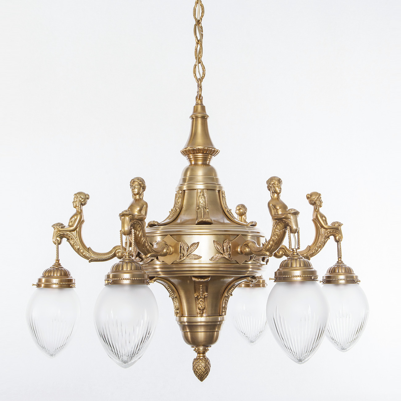 Six-armed pendant lamp FORTUNE II