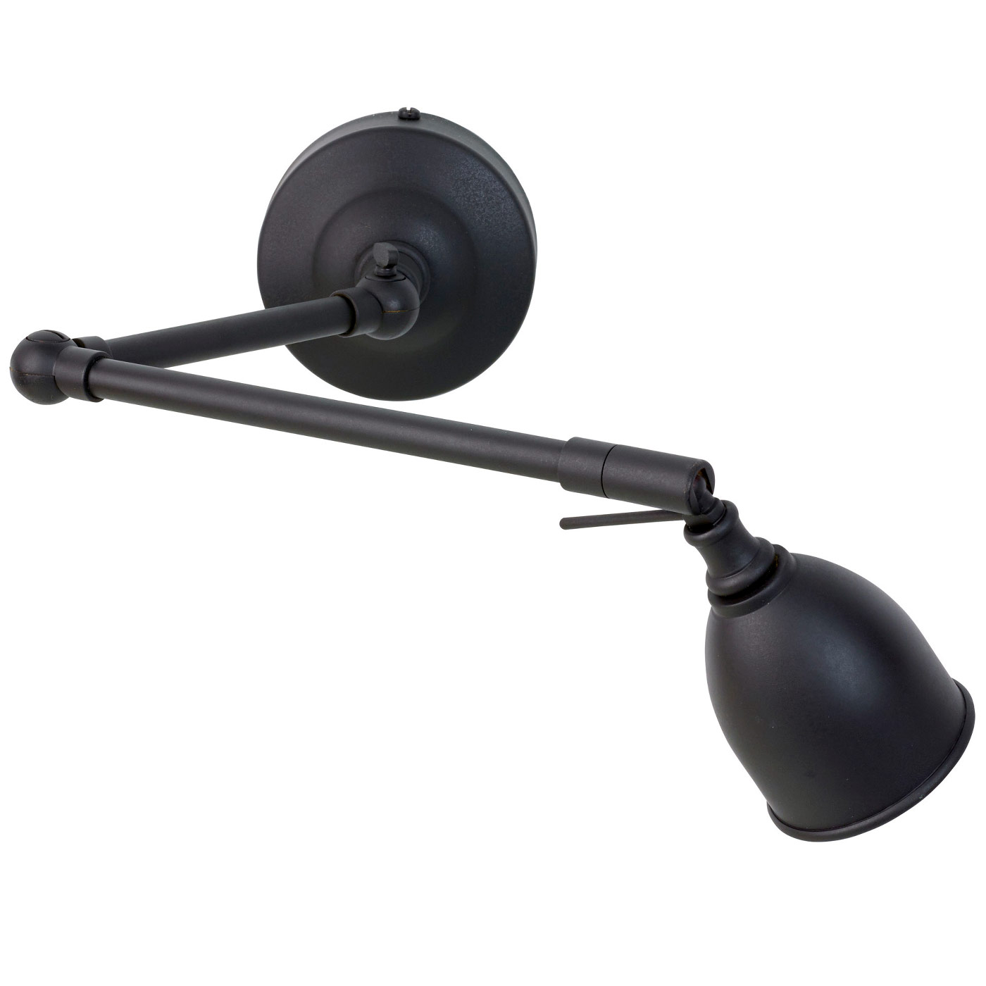 Bild 7: Die nostalgische Gelenk-Wandleuchte in 25 Schwarz Nostalgischer, einstellbarer Wandstrahler mit Gelenk-Armen: Die nostalgische Gelenk-Wandleuchte in 25 Schwarz