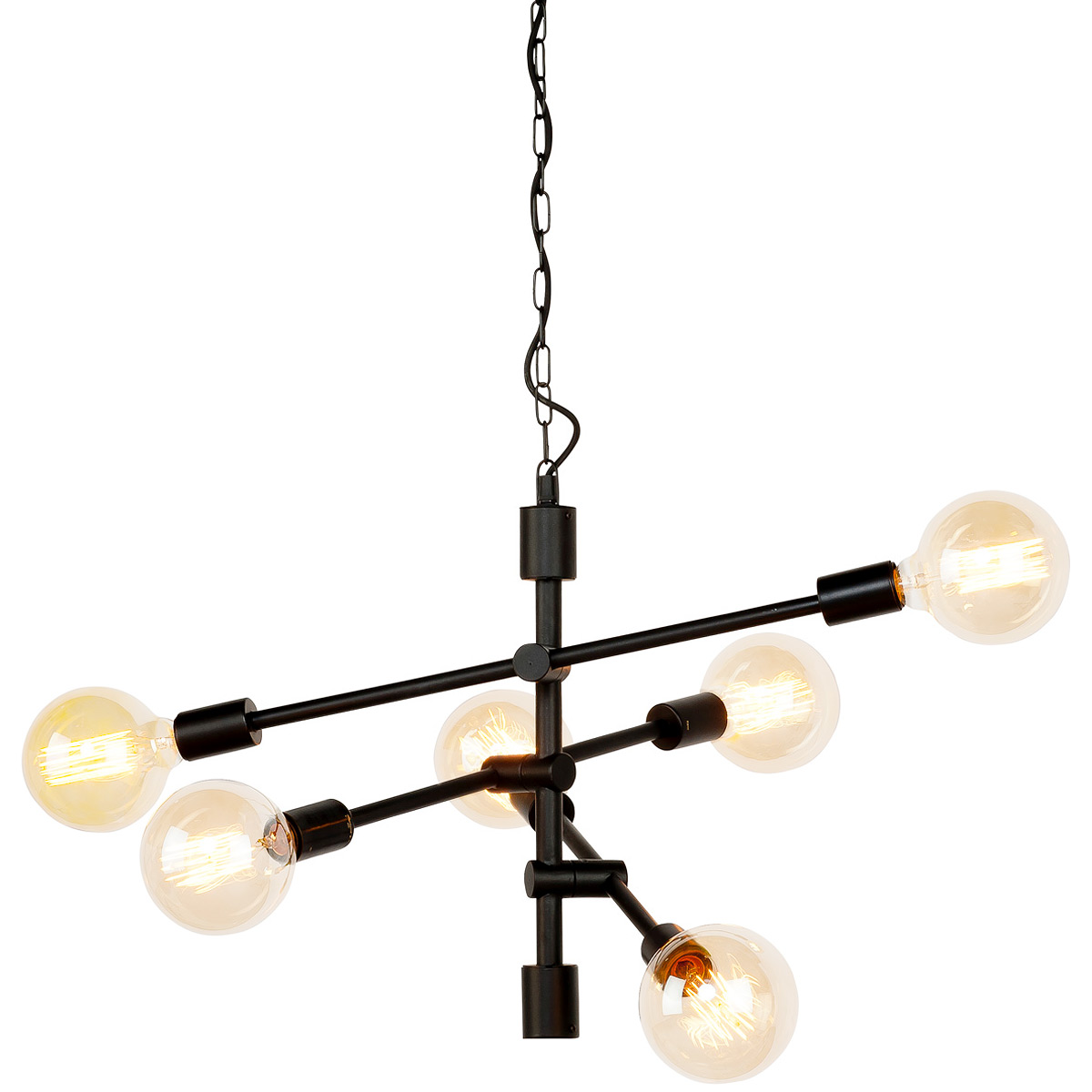 Design-Hängeleuchter für 6 Glühbirnen Design-Hängeleuchter für 6 Glühbirnen