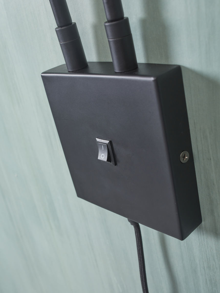 Doppel-Wandleuchte mit zwei schwenkbaren Ausleger-Armen BRE-W2, Bild 12 Doppel-Wandleuchte mit zwei schwenkbaren Ausleger-Armen BRE-W2, Bild 12