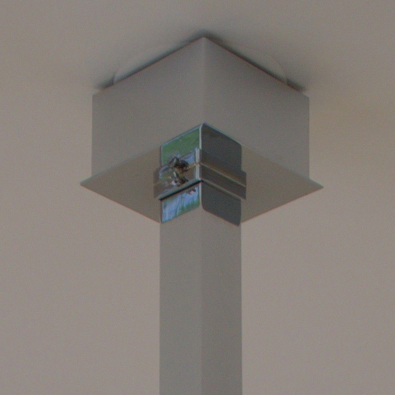 Deckenleuchte mit Opalglas-Kugel an Vierkant-Aufhängung, Ø 20 bis 40 cm, Bild 6 Deckenleuchte mit Opalglas-Kugel an Vierkant-Aufhängung, Ø 20 bis 40 cm, Bild 6