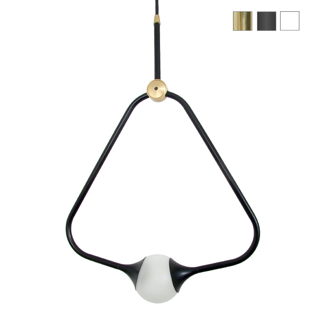 Extravagante Design-Pendelleuchte mit Glaskugel MEDALLION Extravagante Design-Pendelleuchte mit Glaskugel MEDALLION