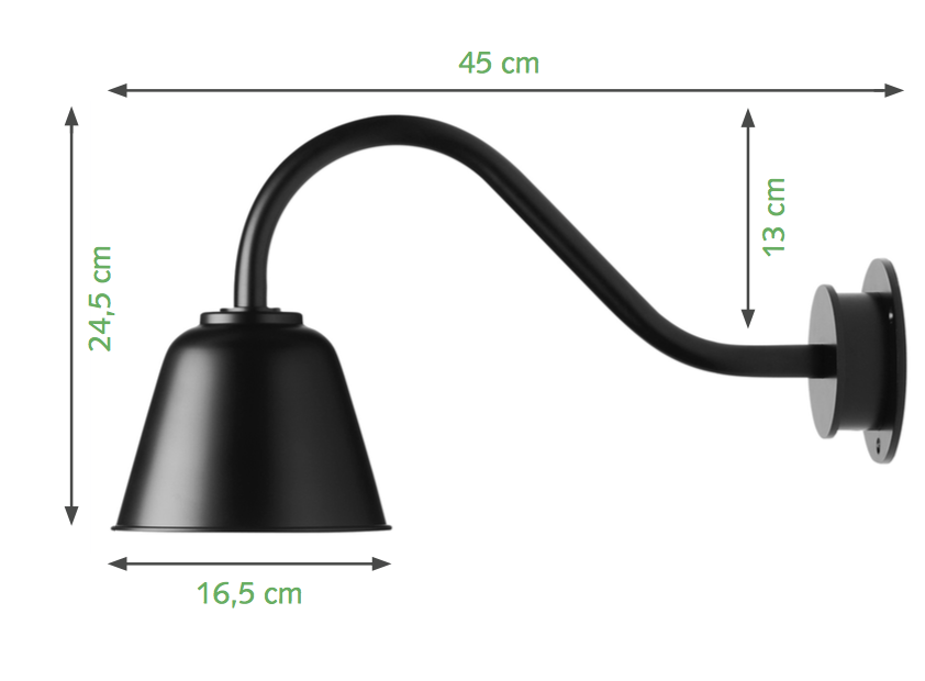 Bild 15: großes Modell Kleine, zeitlose Wandleuchte BELL in acht Farben: großes Modell