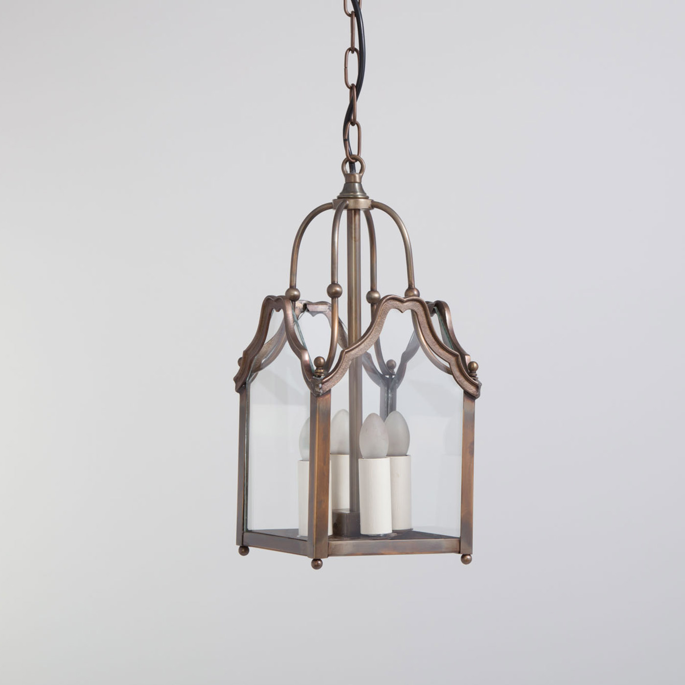 Kleine historische Messing-Laterne aus Frankreich GRIGNAN, Bild 3 Kleine historische Messing-Laterne aus Frankreich GRIGNAN, Bild 3