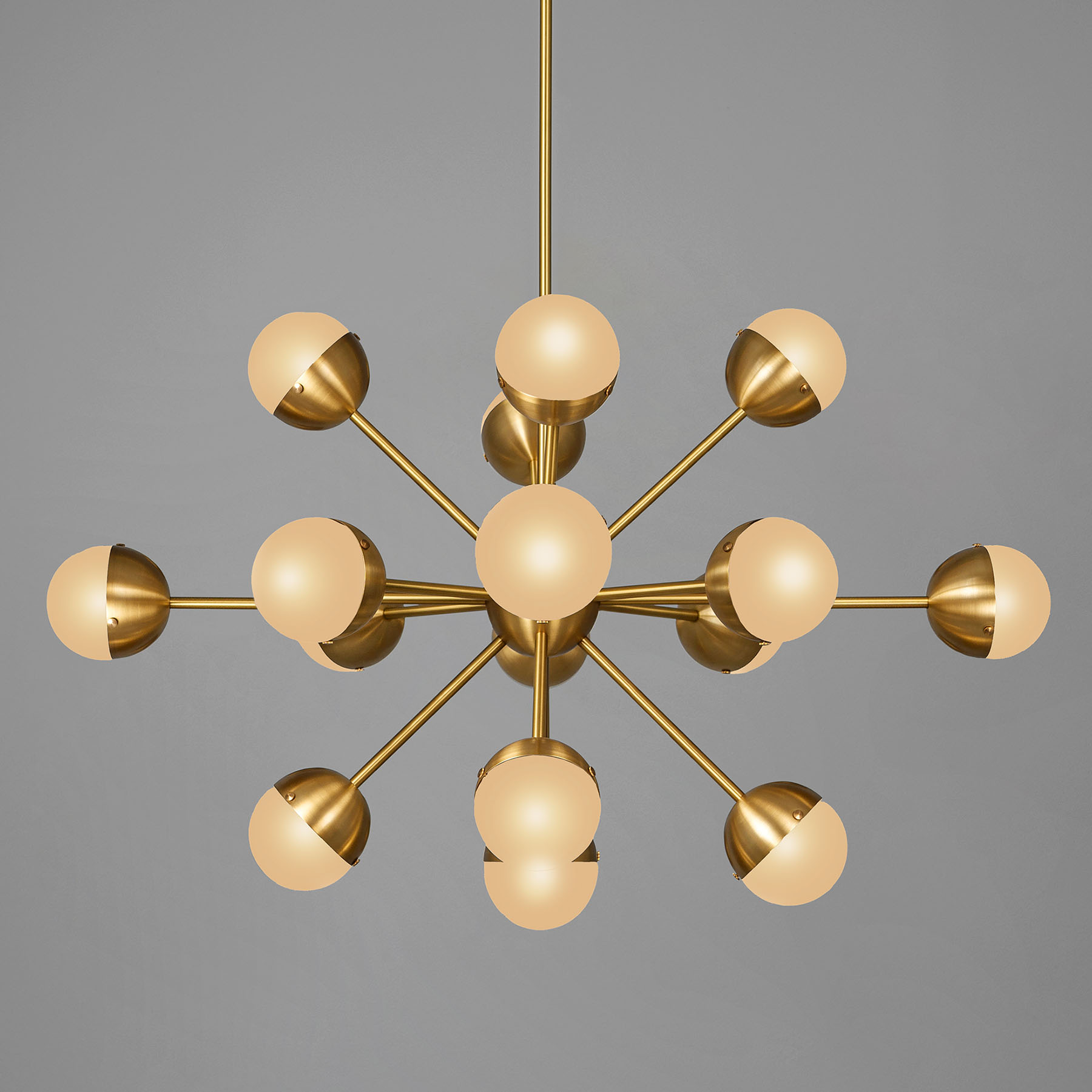 „Sputnik“-artiger Hängeleuchter MOLECULE SPARK OVAL, 17-armig „Sputnik“-artiger Hängeleuchter MOLECULE SPARK OVAL, 17-armig