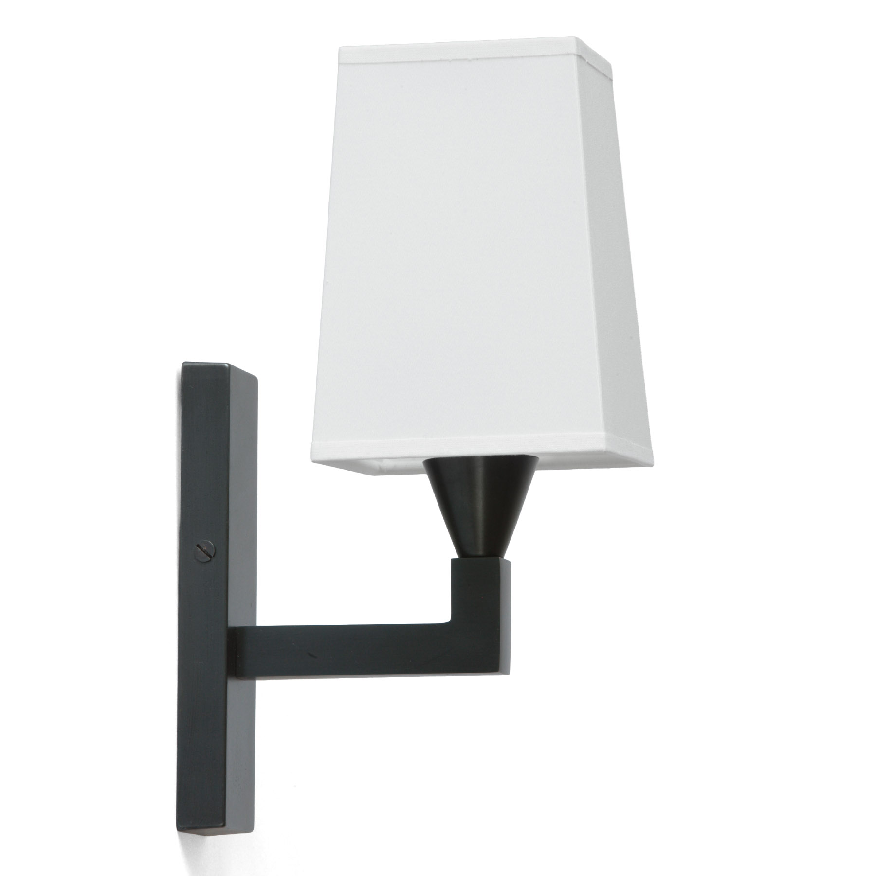 Klassische Stoffschirm-Wandleuchte aus Frankreich AL001