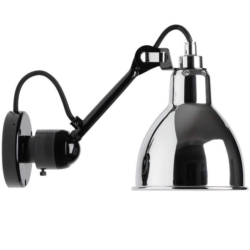Einstellbare Gelenk-Wandlampe N° 304 mit kurzem Wandarm Einstellbare Gelenk-Wandlampe N° 304 mit kurzem Wandarm