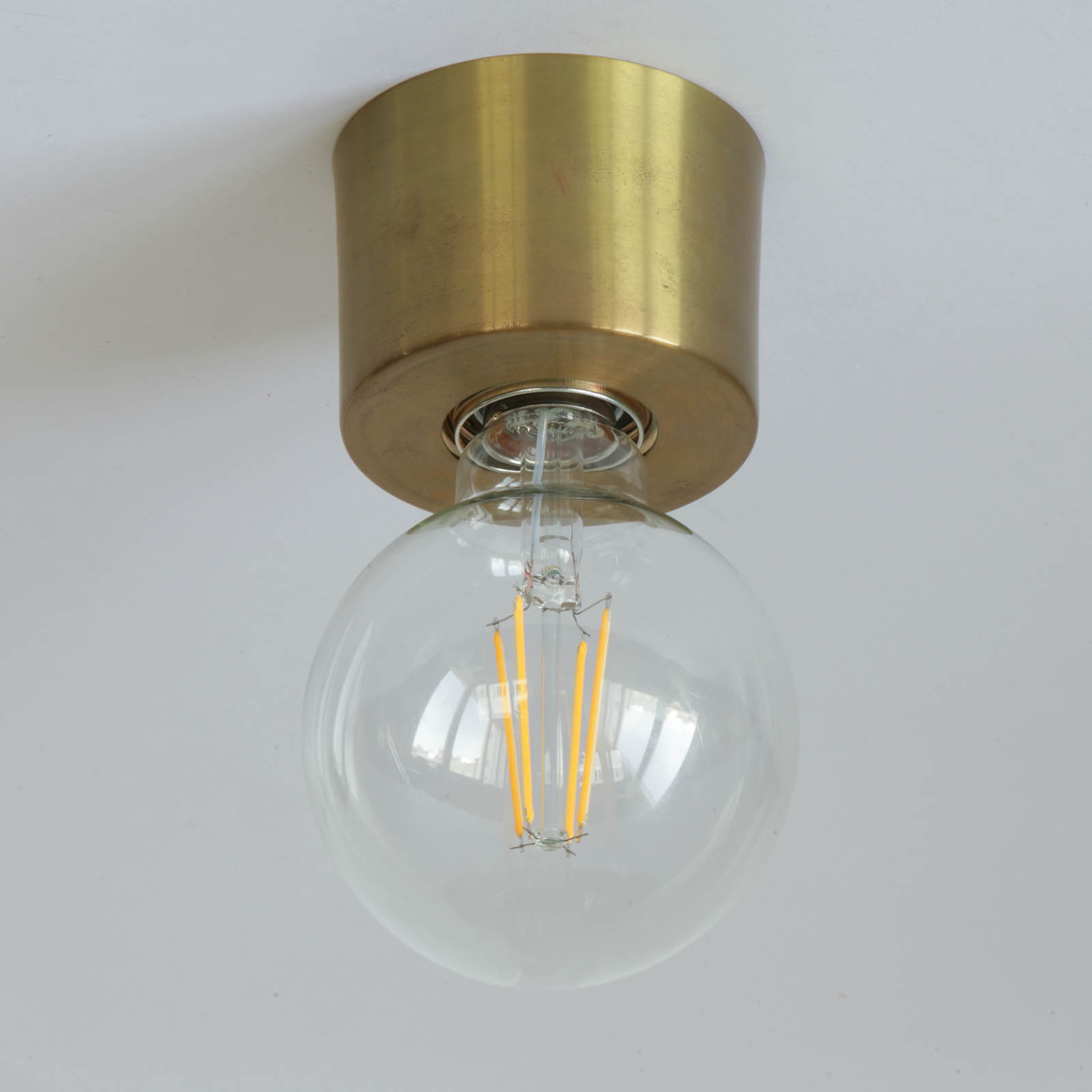 Small Ceiling Light Made from Solid Brass, Fig. 3
