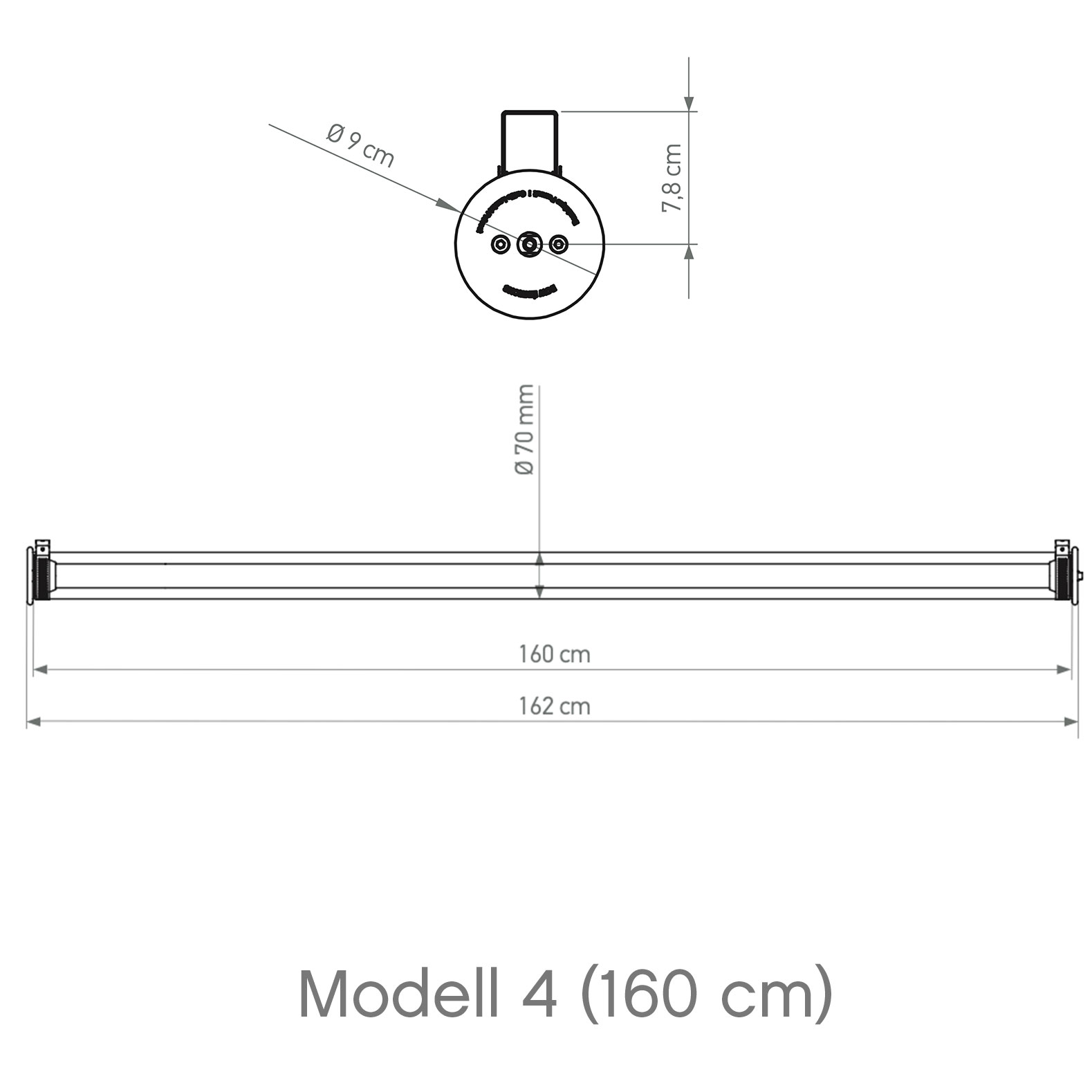 IN THE TUBE 360°: LED-Röhren-Leuchte, 40 bis 160 cm, Bild 23