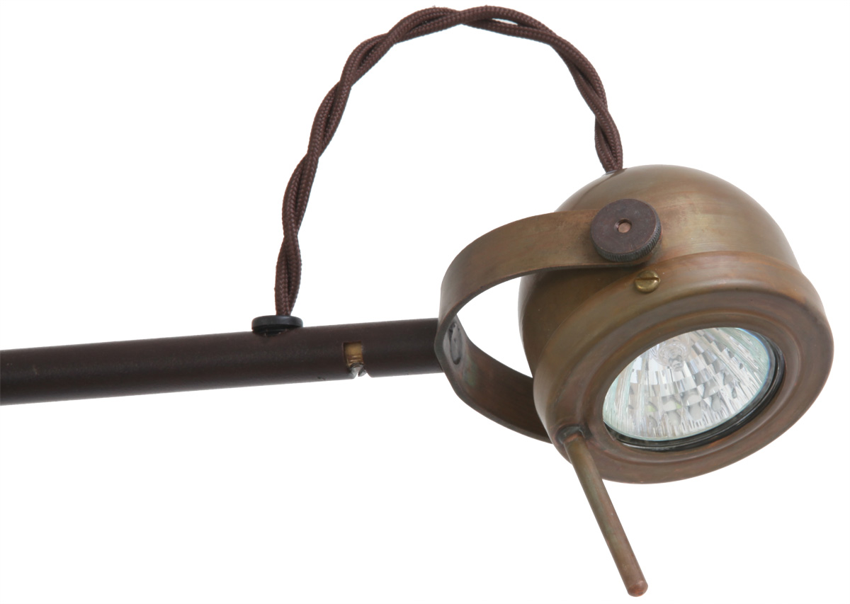 SPEZIA Kupfer-Stehleuchte mit dimmbarem LED-Strahler: Die Stehleuchte eignet sich ideal für die gemütliche Leseecke