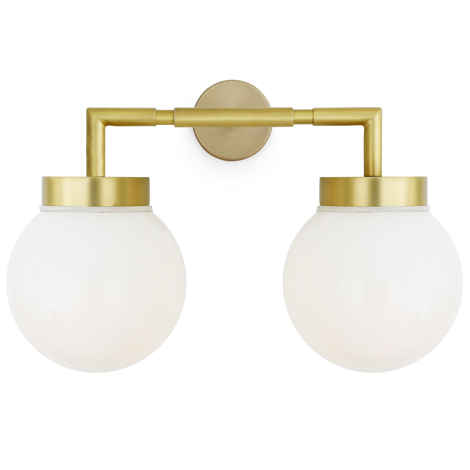Badezimmer-Wandlampe mit zwei Kugeln, IP65 Badezimmer-Wandlampe mit zwei Kugeln, IP65