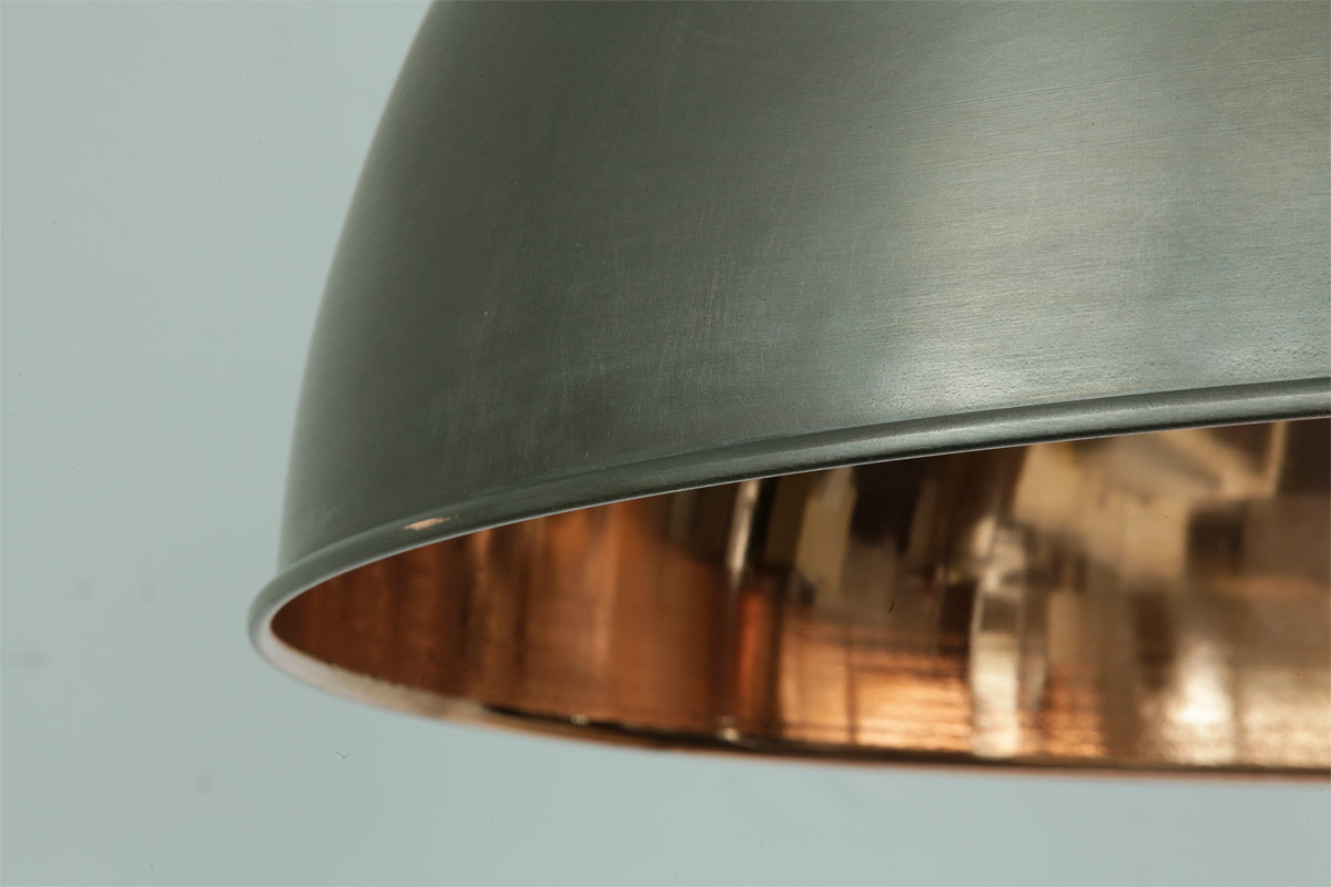 Sehr große Kupfer-Pendelleuchte mit Ø 60 cm, Bild 4 Sehr große Kupfer-Pendelleuchte mit Ø 60 cm, Bild 4