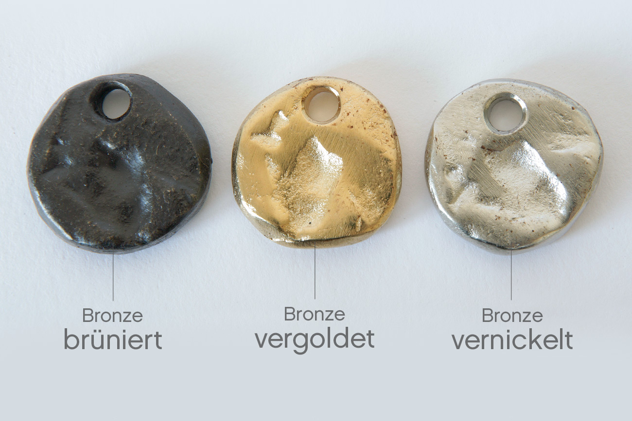 Exklusiver Bronzeguss-Lüster PABLO mit Textilschirmen (Ø 70 cm), Bild 2