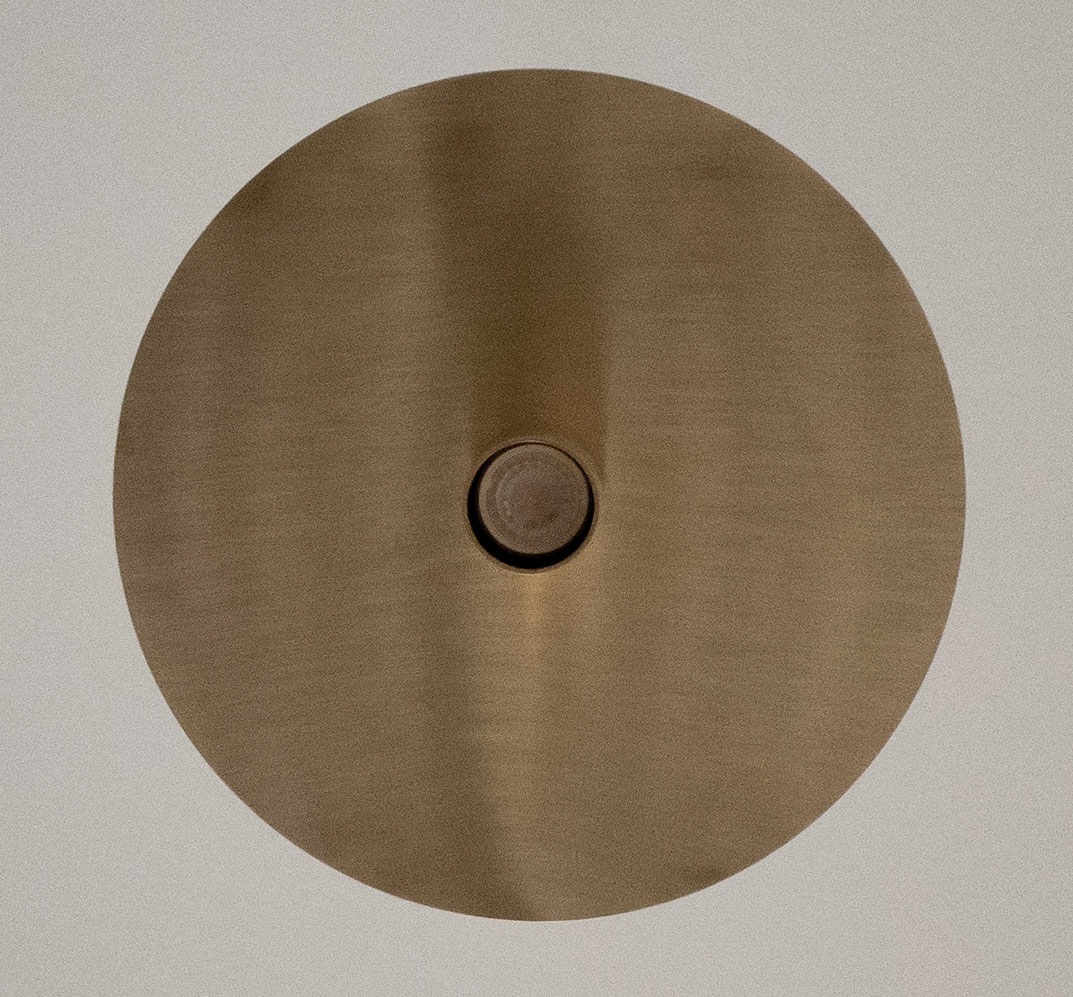 Stab-Pendelleuchte mit Messing-Scheibe EDI, Bild 5