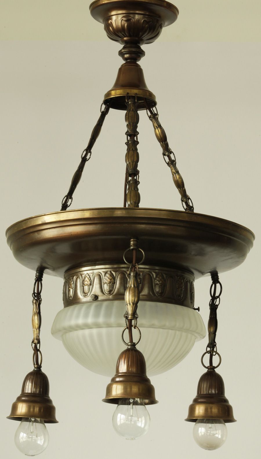 Antique Brass Hanhing Lamp, Germany, ca. 1920 – SOLD, Fig. 2 Antique Brass Hanhing Lamp, Germany, ca. 1920 – SOLD, Fig. 2