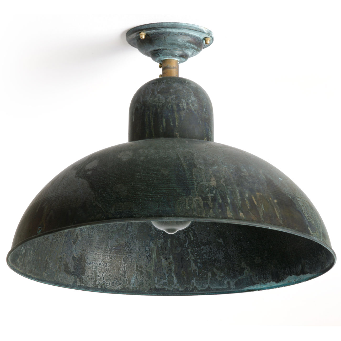 SOLINGEN Deckenleuchte aus patiniertem Kupfer Ø 30/35/40 cm SOLINGEN Deckenleuchte aus patiniertem Kupfer Ø 30/35/40 cm
