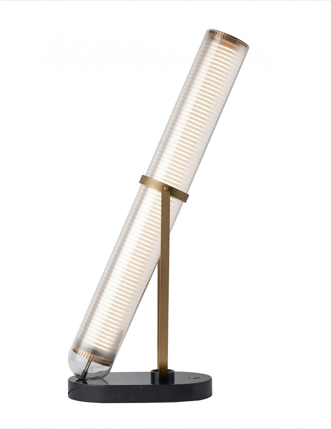 Extraordinary tubular table lamp FRECHIN: Ein exklusives und faszinierendes Licht-Objekt.