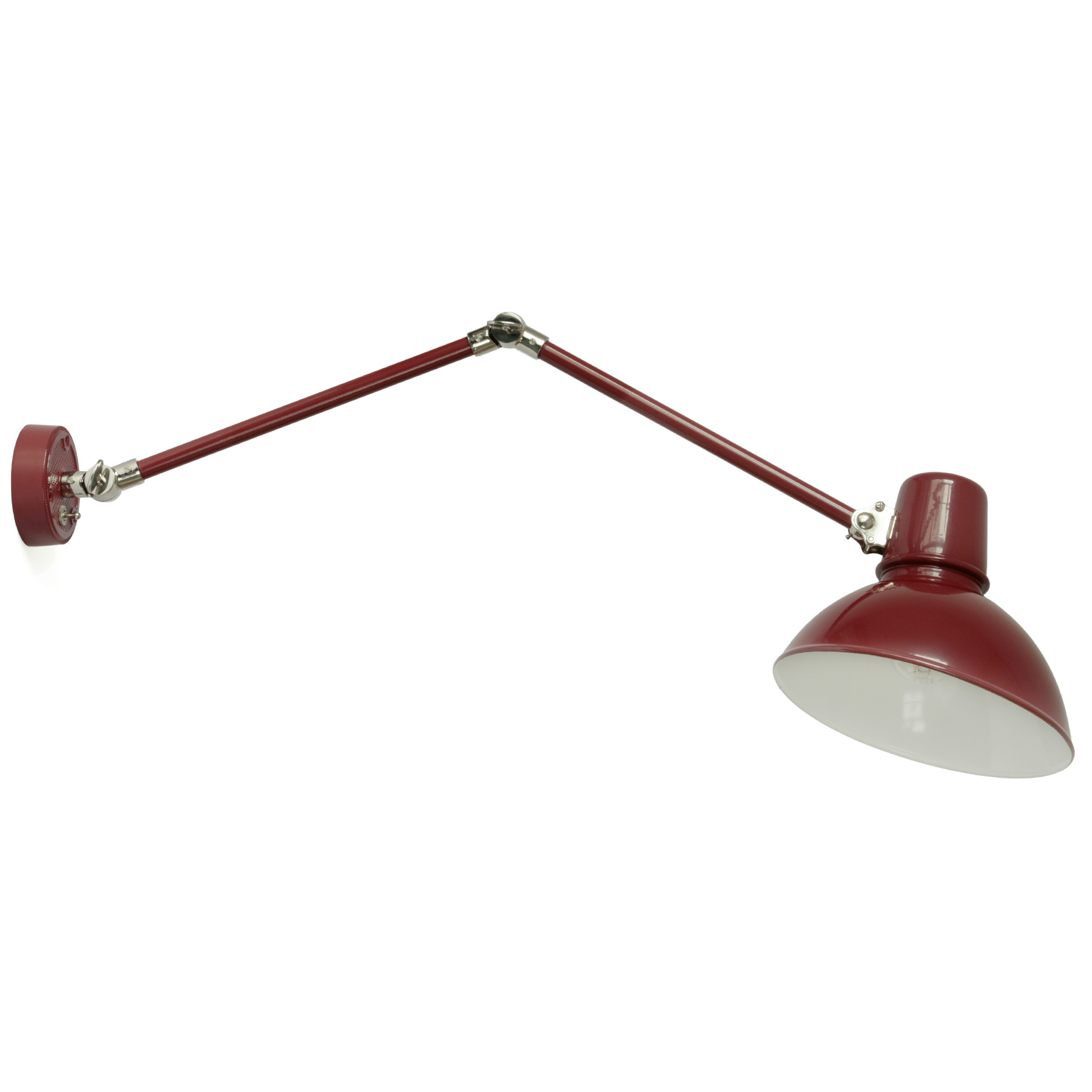 FRANKFURT Jointed Wall Light in Bauhaus Style: RAL 3009