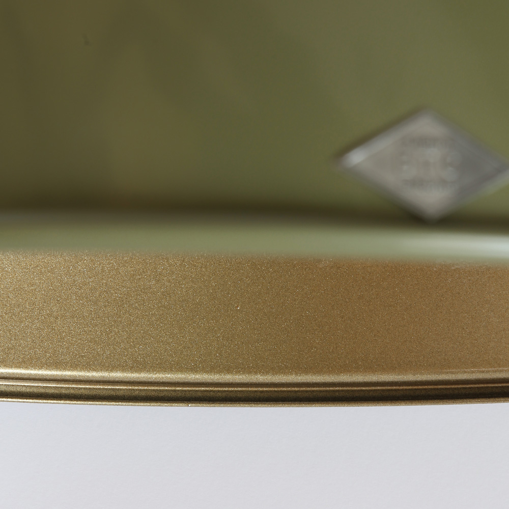 Hängeleuchte im Industriestil TITAN aus England: Olivgrün, innen bronze (kleines Modell)