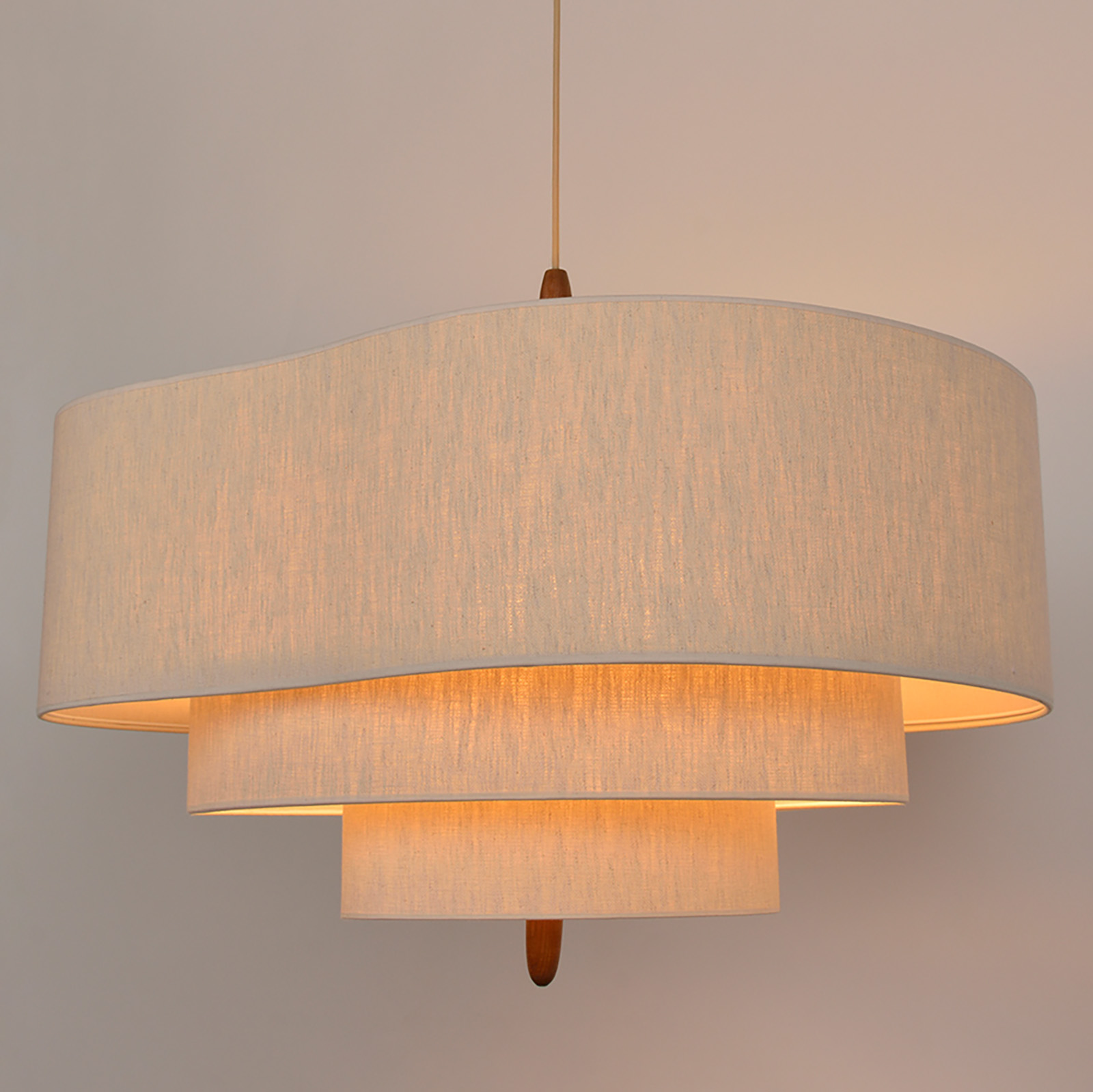 Hängeleuchte PEBBLE im Organischen Mid-Century Design