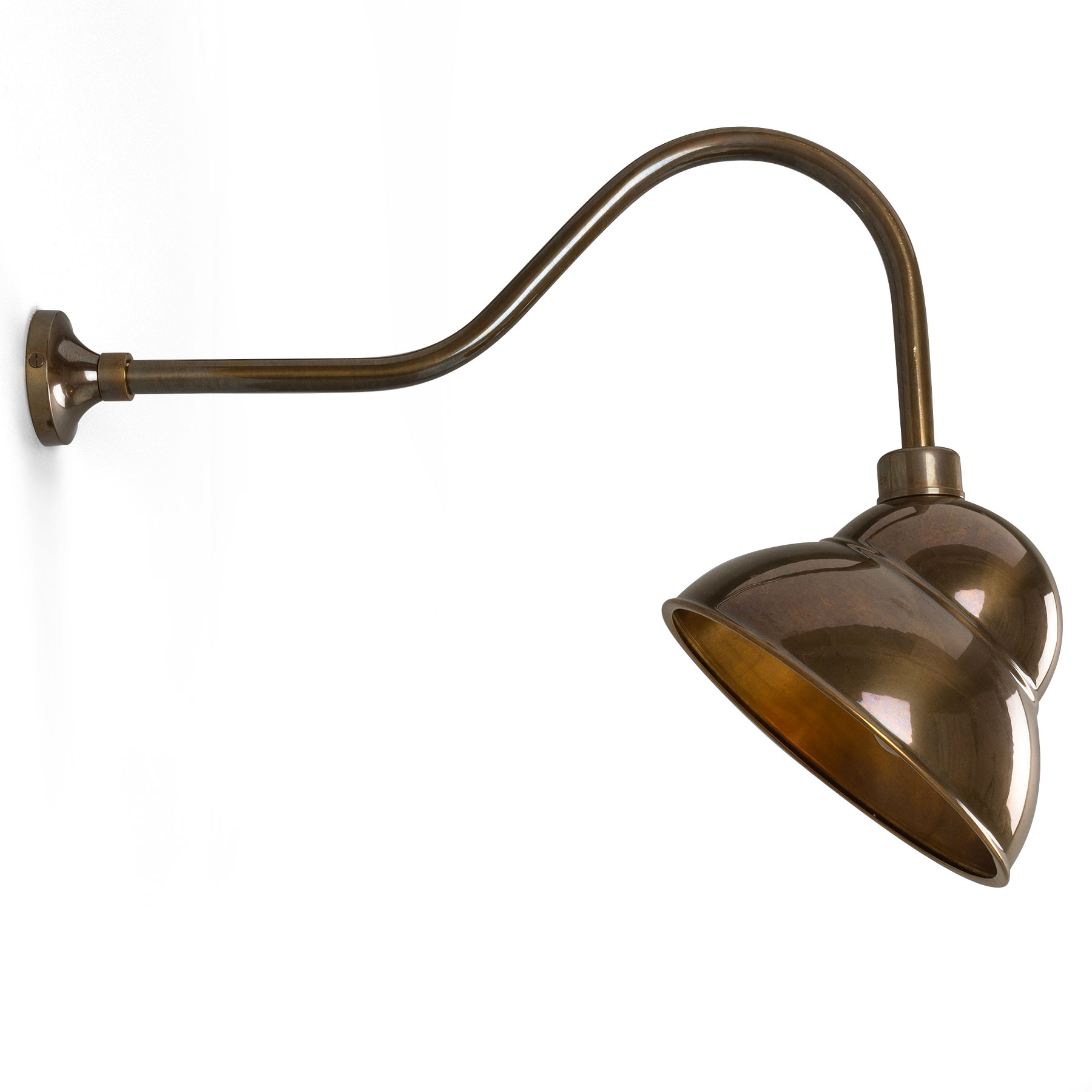 Messing-Wandleuchte zur Schildbeleuchtung NOVA