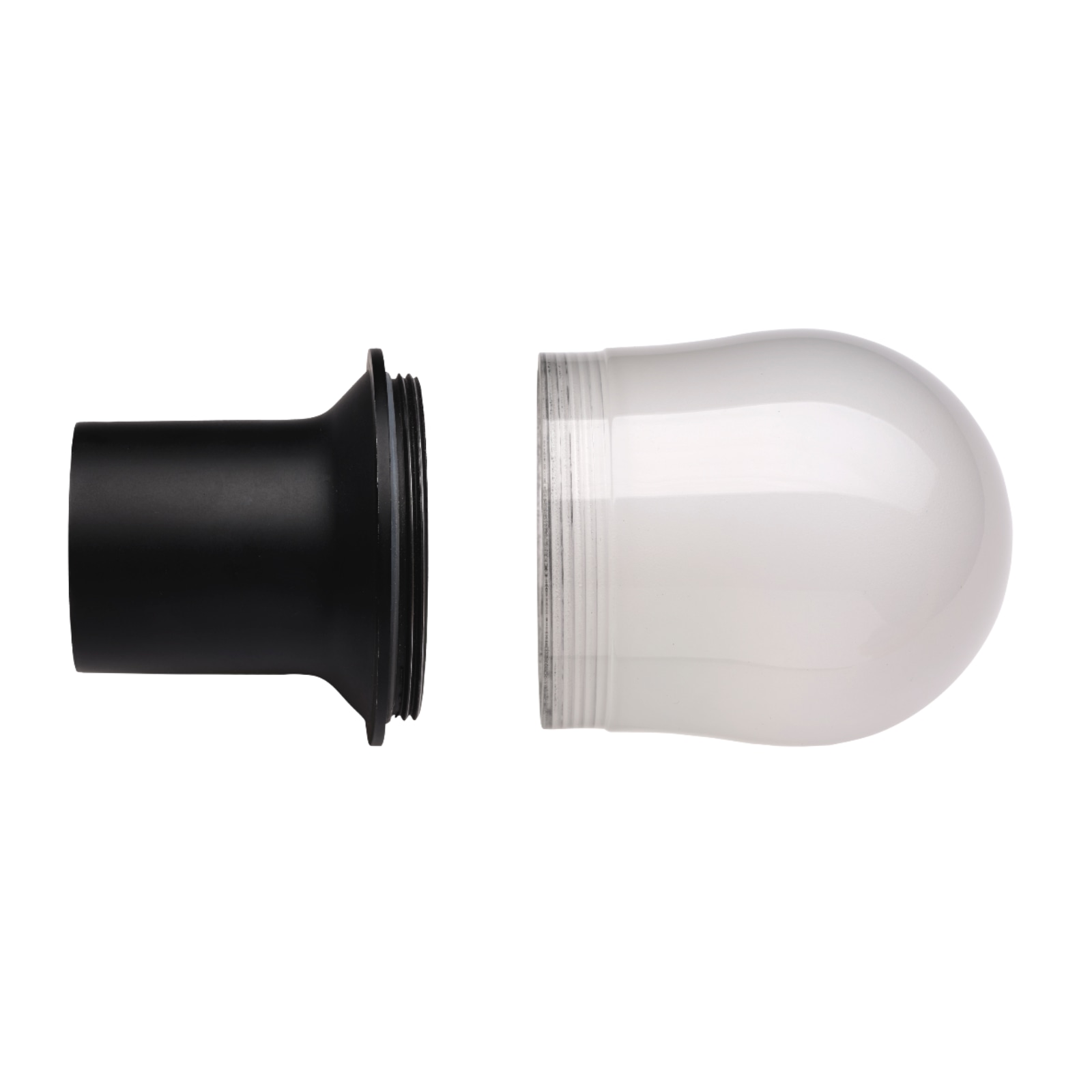 Fig. 3: Die Wandleuchte verfügt über einen Glaskolben, der das Leuchtmittel vor Feuchtigkeit schützt (IP44) Bath wall light with swivel arm N° 104 BATH, IP44: Die Wandleuchte verfügt über einen Glaskolben, der das Leuchtmittel vor Feuchtigkeit schützt (IP44)