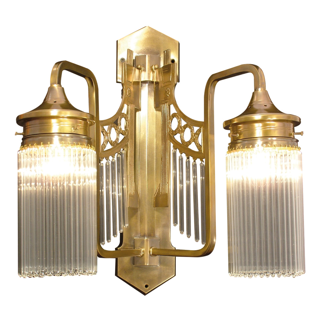 Zweiflammige Stile Liberty-Wandlampe TRENTINO VI, Bild 6 Zweiflammige Stile Liberty-Wandlampe TRENTINO VI, Bild 6