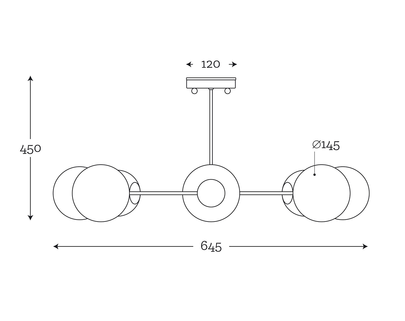 Achtarmiger Stern-Leuchter mit 15 cm-Glaskugeln, Bild 5 Achtarmiger Stern-Leuchter mit 15 cm-Glaskugeln, Bild 5