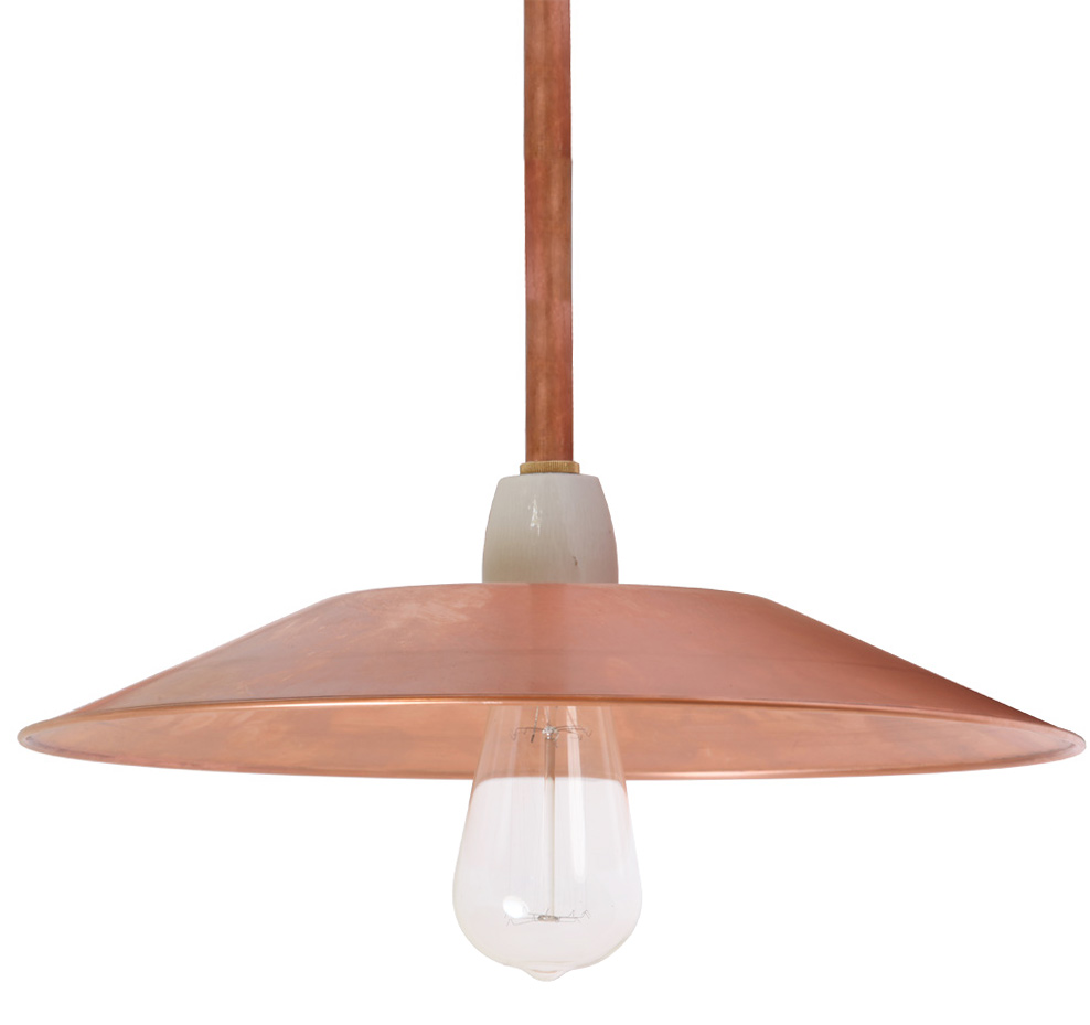 BONN Schlichte Stab-Hängeleuchte aus Kupfer BONN Schlichte Stab-Hängeleuchte aus Kupfer