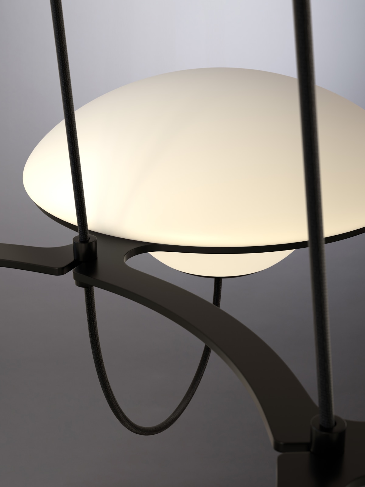 Retro-Futuristischer UFO-Design-Hängeleuchter IN THE AIR 3, Bild 5 Retro-Futuristischer UFO-Design-Hängeleuchter IN THE AIR 3, Bild 5