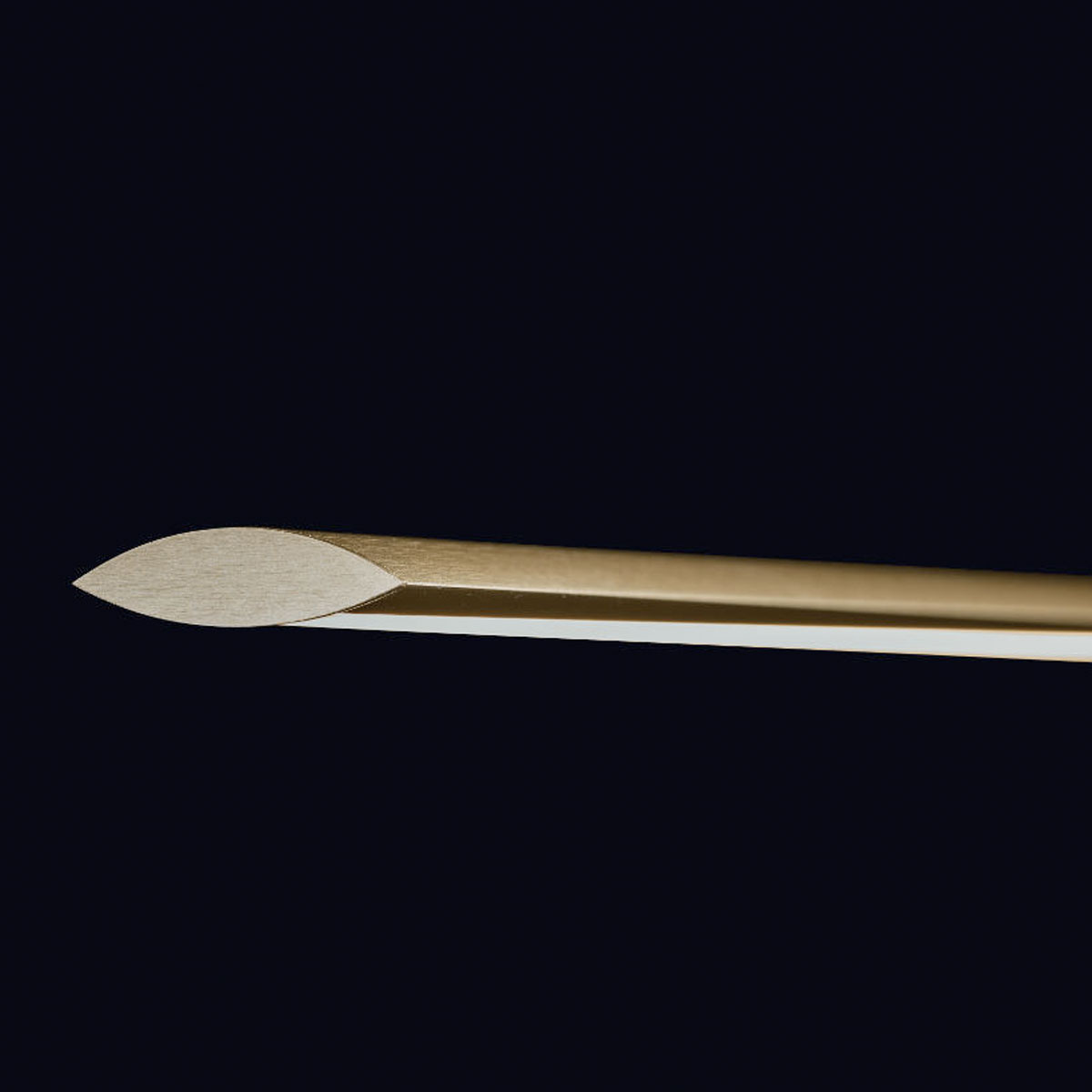 Moderne Balken-Hängeleuchte EPSILON mit Gesten-Steuerung, 83 – 163 cm: Ausführung Eloxal Messing
