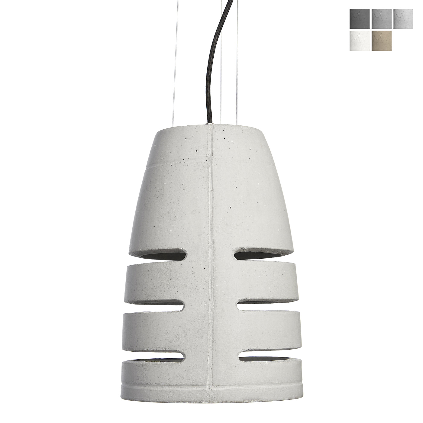 Concrete pendant lamp in two sizes BATTA