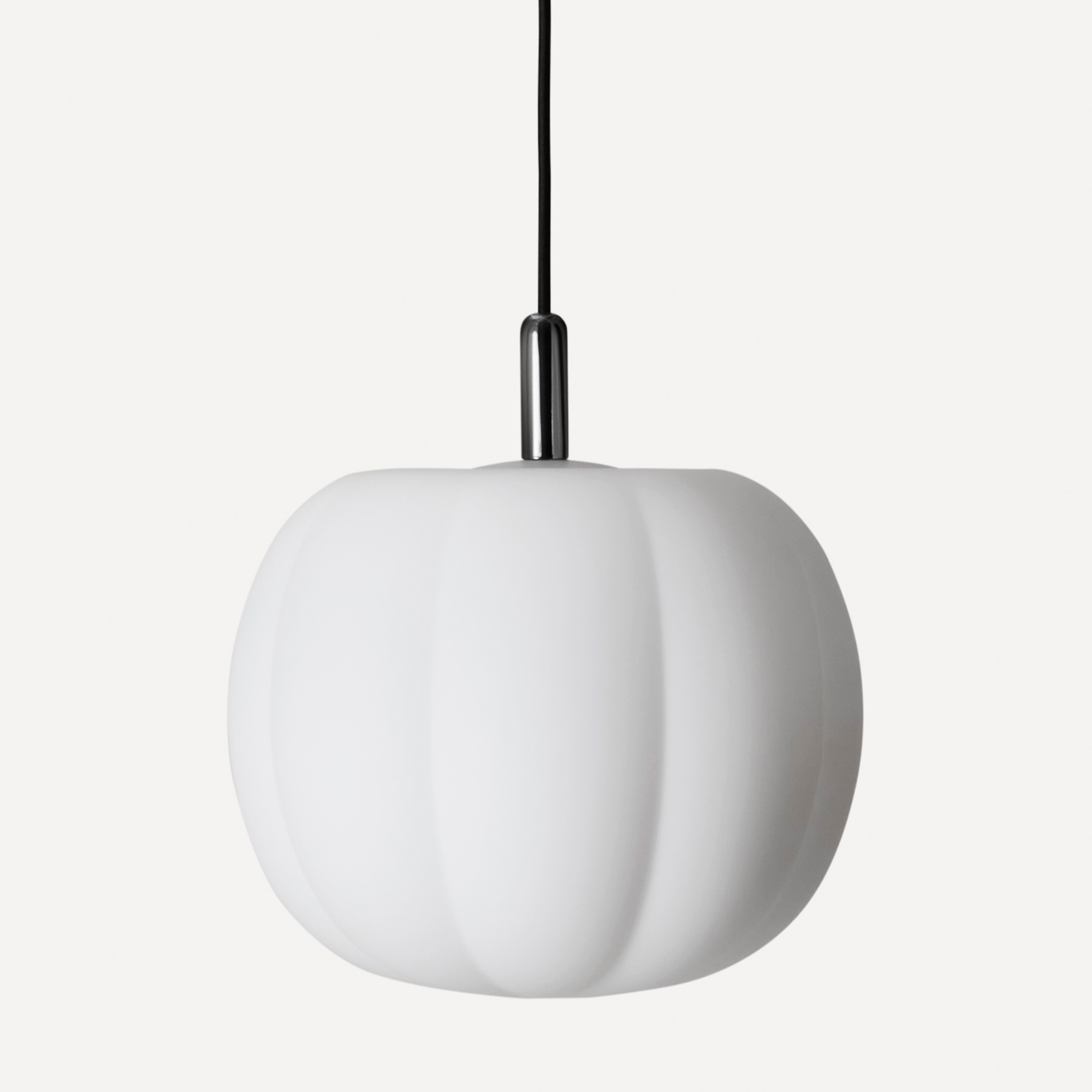 Pumpkin Design Pendant Light made of Opal Glass Pumpkin Design Pendant Light made of Opal Glass