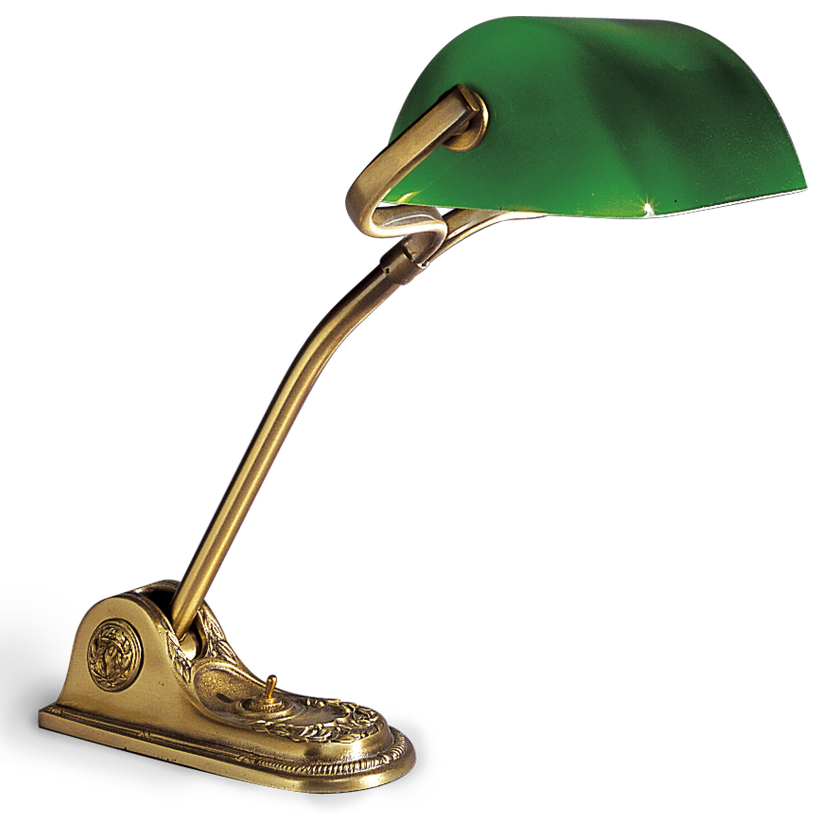 Neigbare Schreibtisch-Leselampe aus der Pariser Bronze-Werkstatt