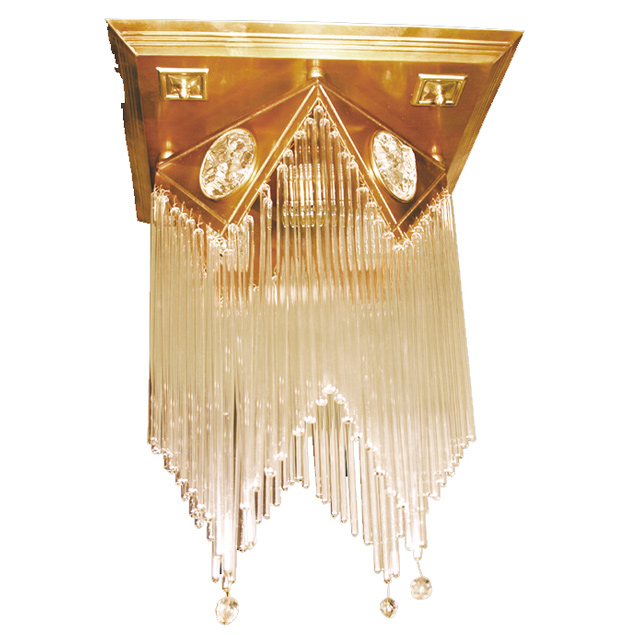 WIENER Jugendstil-Kristallglas-Deckenleuchte I WIENER Jugendstil-Kristallglas-Deckenleuchte I