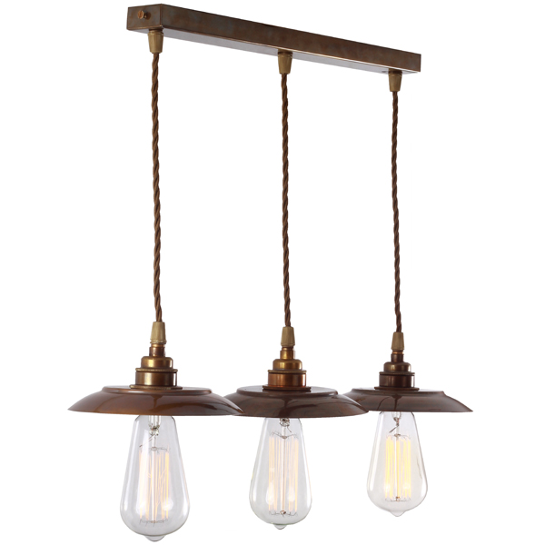 Dreifach-Pendelleuchte mit kleinen Schirmchen, Bild 6 Dreifach-Pendelleuchte mit kleinen Schirmchen, Bild 6