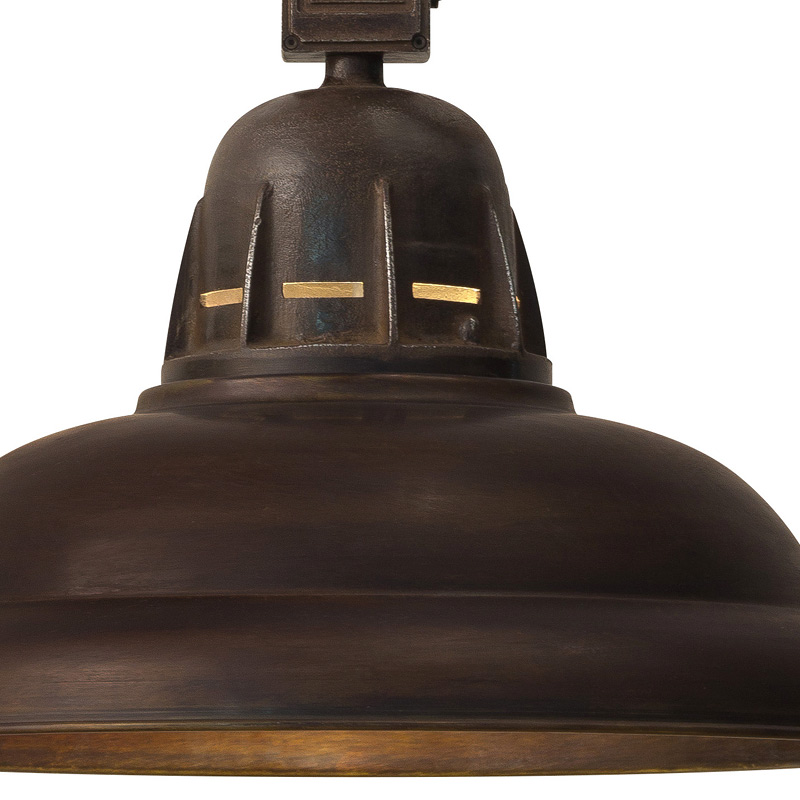 BOAR Massive Industriestil-Lampe mit Kupfer-Patina, Bild 5