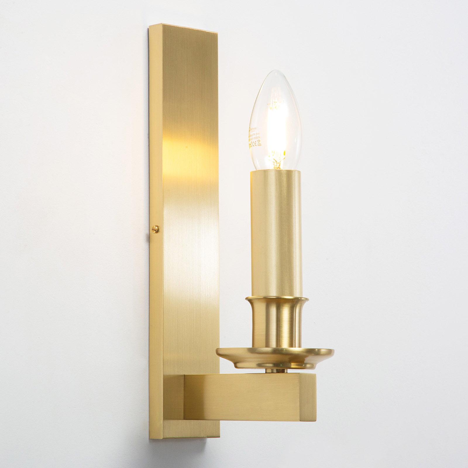 Candle Sconce Made of Solid Brass, Fig. 9 Candle Sconce Made of Solid Brass, Fig. 9