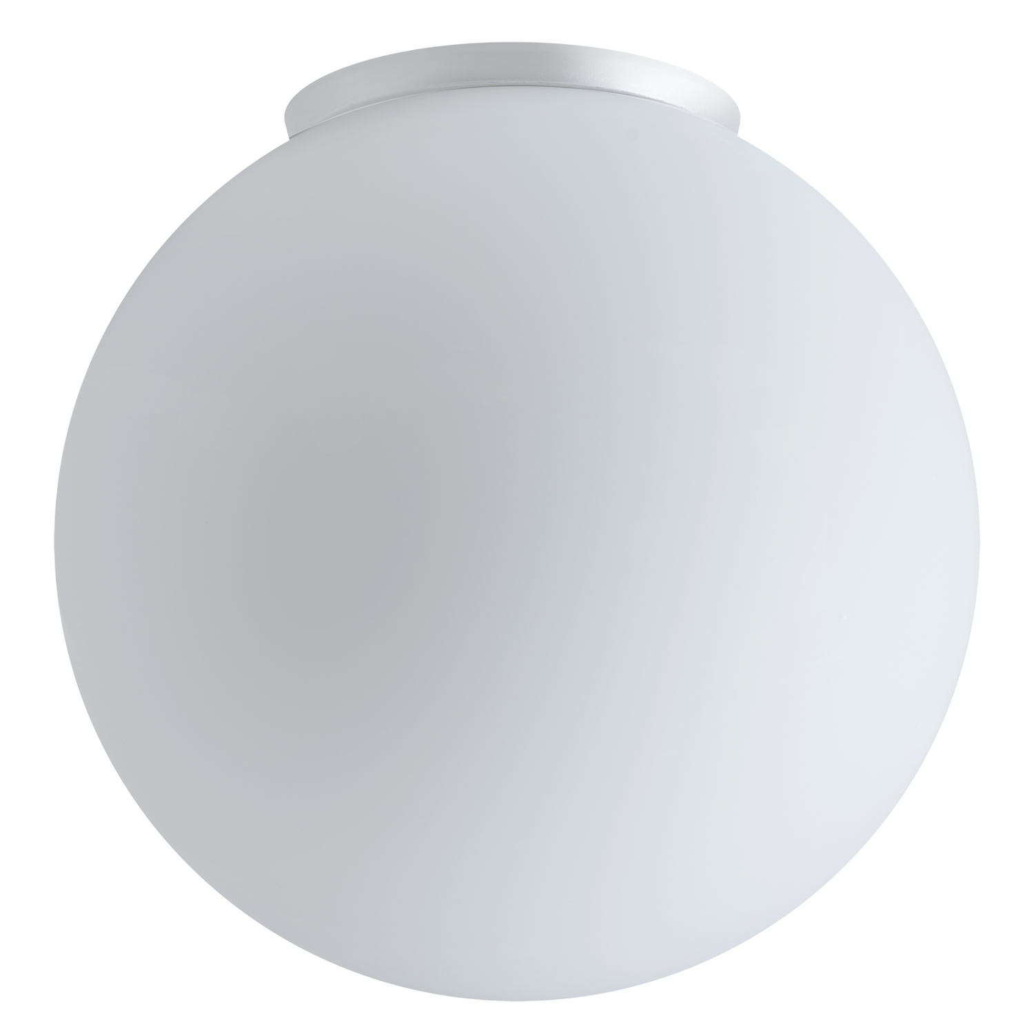 Schlichte LED-Deckenleuchte mit Kugel-Opalglas SPHERA, IP65, Ø 20–40 cm: Ø 30 cm, weiß