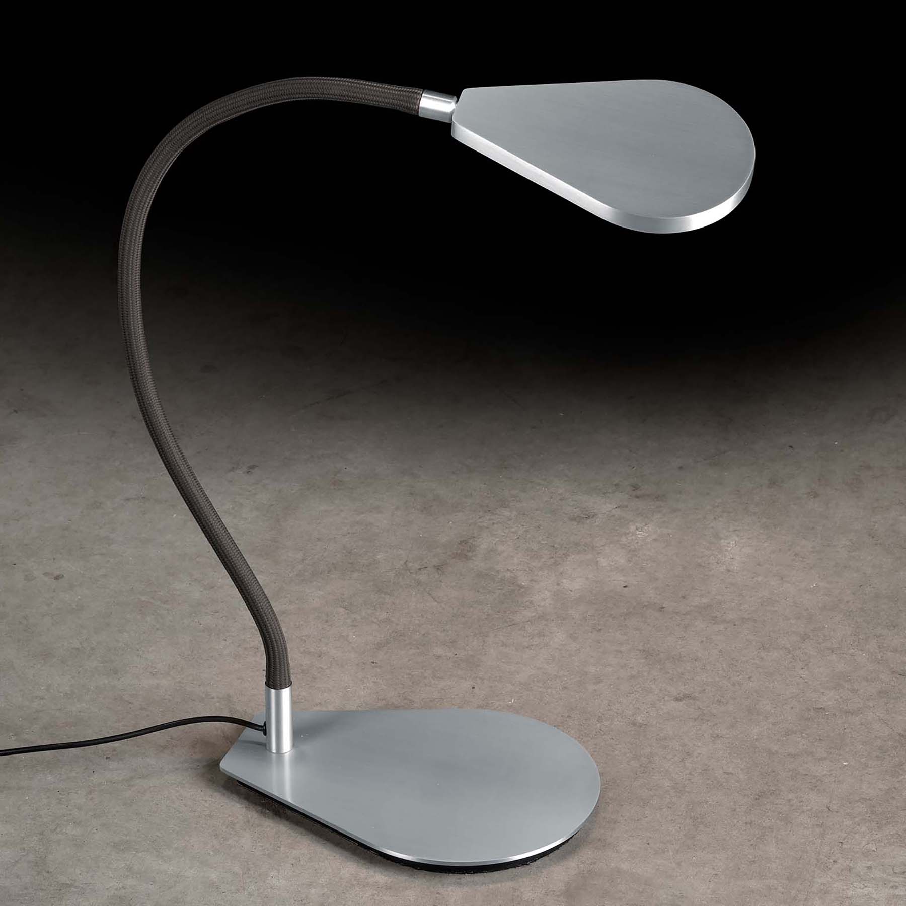 Bright table lamp with flexible arm TYPE T