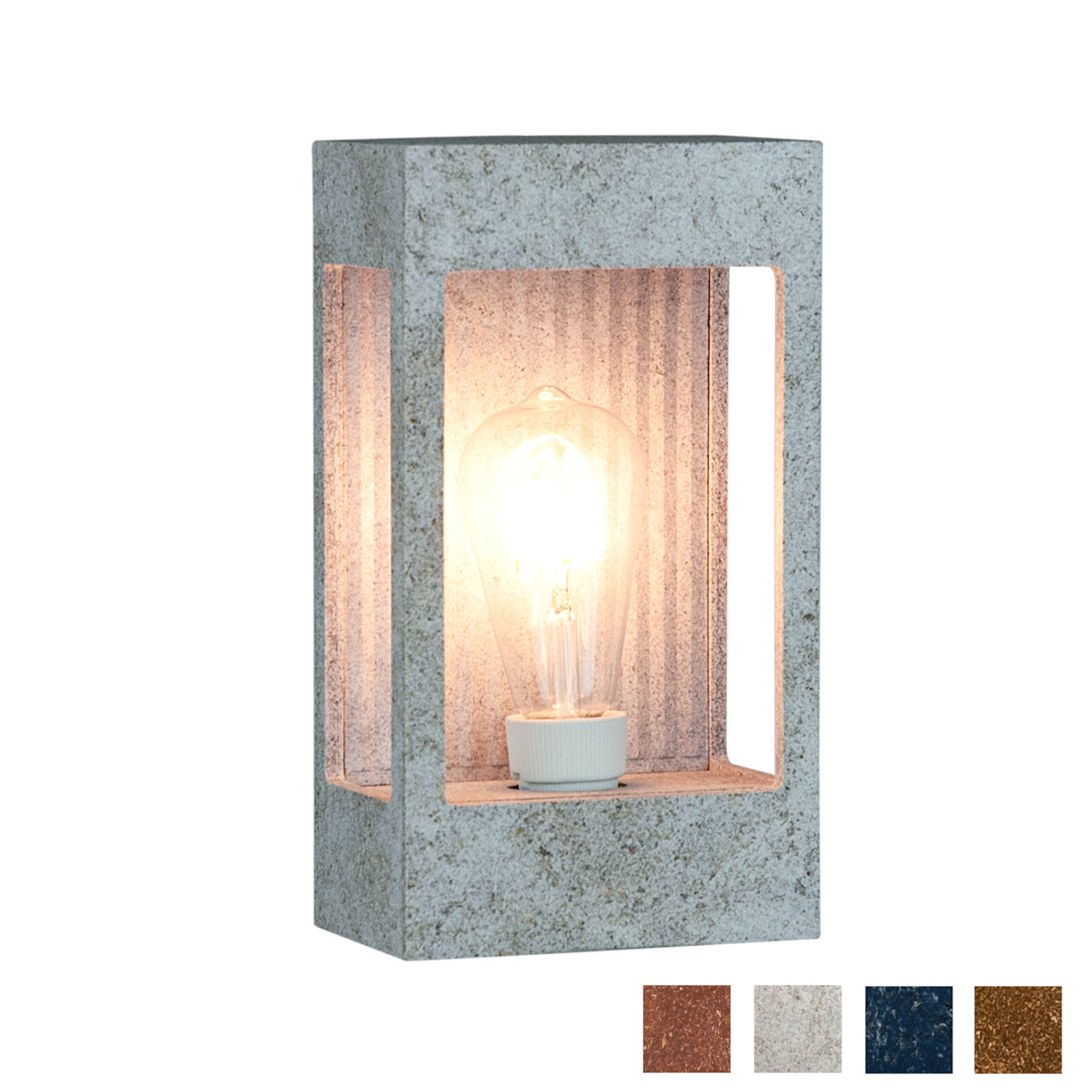 Design Wandleuchte Brick² Balt® aus Recyclingmaterial