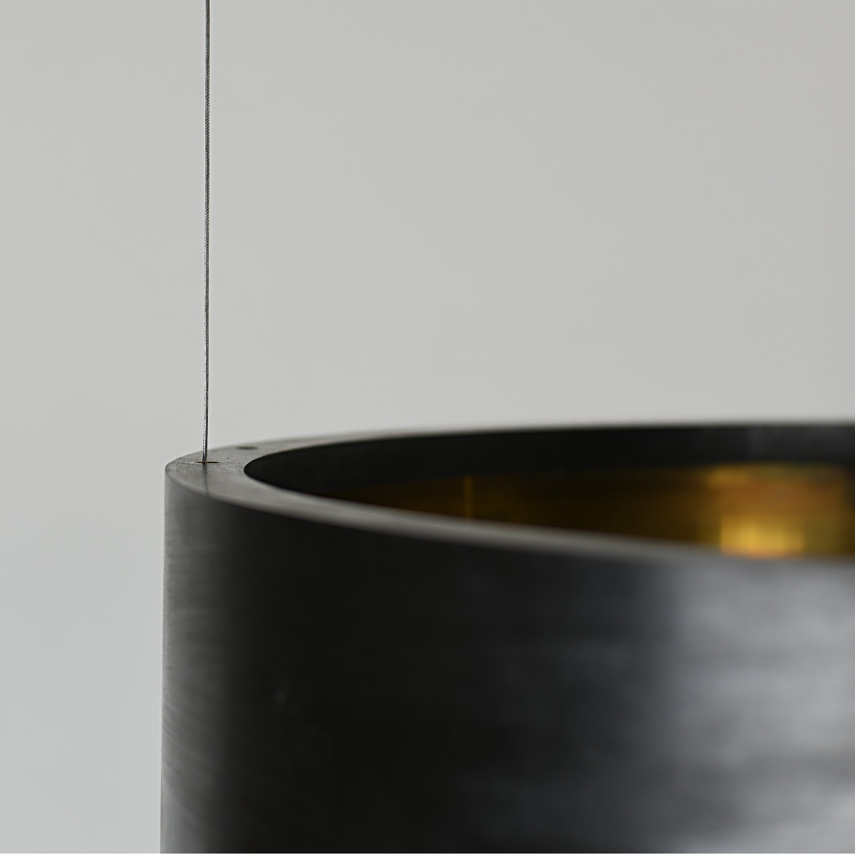 Ring-shaped LED pendant light handcrafted from brass, Fig. 4