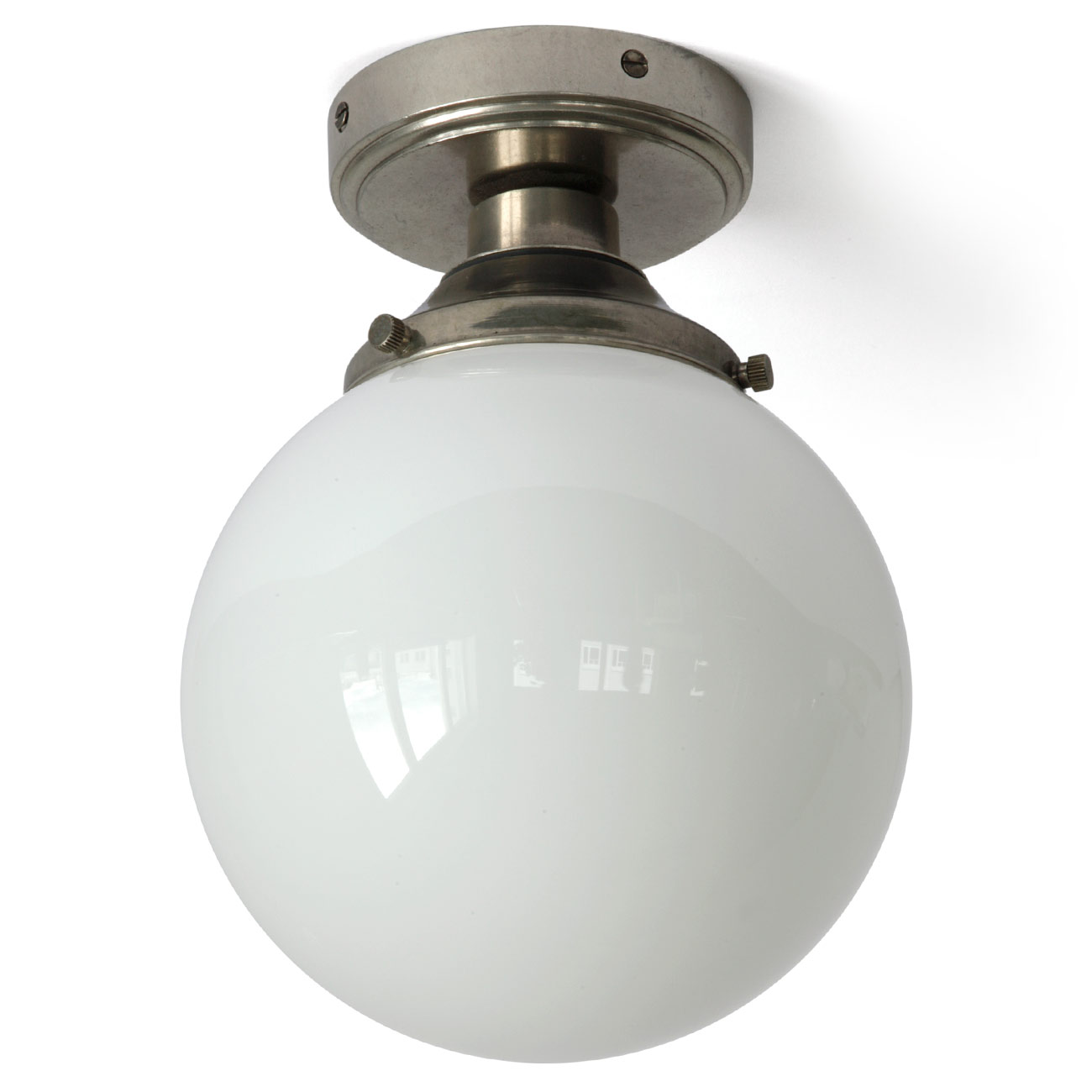 Kugel-Deckenleuchte für Badezimmer (IP44), opal-weiß, Ø 20 cm Kugel-Deckenleuchte für Badezimmer (IP44), opal-weiß, Ø 20 cm