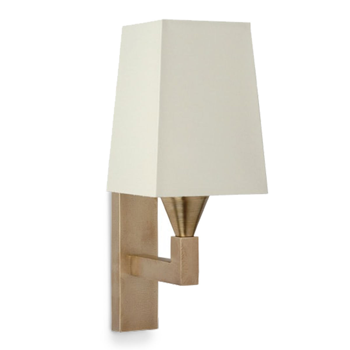 Klassische Stoffschirm-Wandleuchte aus Frankreich AL001